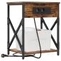 Preview: Nachttisch 2 pcs Rauch-Eiche 41 x 31 x 51 cm Holzwerkstoff