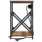 Preview: Nachttisch 2 pcs Rauch-Eiche 41 x 31 x 51 cm Holzwerkstoff