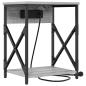 Preview: Nachttisch 2 stk. Graues Sonoma 41 x 31 x 51 cm Holzwerkstoff