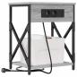 Preview: Nachttisch 2 stk. Graues Sonoma 41 x 31 x 51 cm Holzwerkstoff