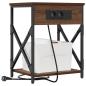 Preview: Nachttisch 2 pcs Braun Eiche 41 x 31 x 51 cm Holzwerkstoff