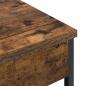 Preview: Nachttisch mit Ladestation mit Regal Räuchereiche Holzwerkstoff
