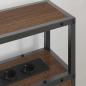 Preview: Stauraum-Kopfteil mit Kopfteil mit Speicher Braune Eiche 80 cm Holzwerkstoff