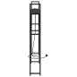 Preview: Stauraum-Kopfteil Schwarze Eiche 135 cm Holzwerkstoff