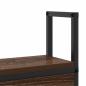 Preview: Stauraum-Kopfteil Braune Eiche 180 cm Holzwerkstoff