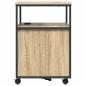Preview: Büroschrank mit Rad Sonoma Eiche 60 x 46 x 67 cm Holzwerkstoff