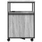 Preview: Büroschrank mit Rad Grau Sonoma 60 x 46 x 67 cm Holzwerkstoff