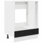 Preview: Backofen-Schrank Schwarze Eiche 60 x 46 x 81.5 cm Holzwerkstoff