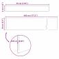 Preview: Rasenrand 4 pcs Rostig 450 x 10 cm Witterungsbeständiger Stahl