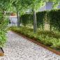 Preview: Rasenrand 4 pcs Rostig 450 x 10 cm Witterungsbeständiger Stahl
