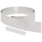 Preview: Rasenrand 4 pcs Silber 450 x 15 cm Edelstahl