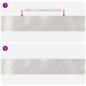 Preview: Rasenrand 4 pcs Silber 450 x 15 cm Edelstahl
