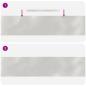 Preview: Rasenrand 4 pcs Silber 450 x 20 cm Edelstahl