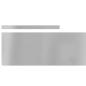 Preview: Rasenrand Silber 450 x 20 cm Verzinkter Stahl