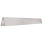 Preview: Rasenrand Silber 450 x 25 cm Edelstahl