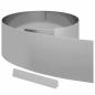 Preview: Rasenrand Silber 450 x 25 cm Verzinkter Stahl