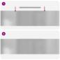 Preview: Rasenrand Silber 450 x 25 cm Verzinkter Stahl