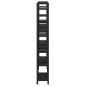 Preview: Regal Schwarze Eiche 156 x 25 x 167.5 cm Holzwerkstoff