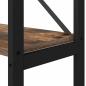 Preview: Regal Räuchereiche 156 x 25 x 167.5 cm Holzwerkstoff