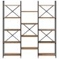Preview: Regal Altholz 156 x 25 x 167.5 cm Holzwerkstoff