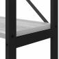 Preview: Bücherregal Grau Sonoma 40 x 30 x 188 cm Holzwerkstoff