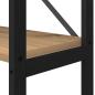 Preview: Bücherregal Eiche handwerklich 40 x 30 x 188 cm Holzwerkstoff