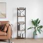 Preview: ARDEBO.de - Bücherregal Altholz 40 x 30 x 153 cm Holzwerkstoff