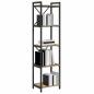 Preview: Bücherregal Eiche handwerklich 40 x 30 x 153 cm Holzwerkstoff