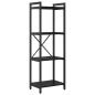 Preview: Bücherregal Schwarze Eiche 40 x 30 x 118 cm Holzwerkstoff