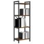 Preview: Bücherregal Altholz 40 x 30 x 118 cm Massivholz
