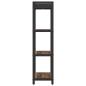 Preview: Bücherregal Altholz 40 x 30 x 118 cm Massivholz