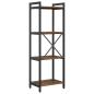 Preview: Bücherregal Altholz 40 x 30 x 118 cm Massivholz