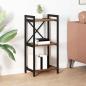 Preview: ARDEBO.de - Bücherregal Altholz 40 x 30 x 83 cm Holzwerkstoff