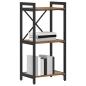 Preview: Bücherregal Altholz 40 x 30 x 83 cm Holzwerkstoff