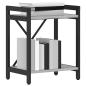 Preview: Bücherregal Grau Sonoma 40 x 30 x 48,5 cm Holzwerkstoff