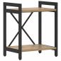 Preview: Bücherregal Eiche handwerklich 40 x 30 x 48,5 cm Holzwerkstoff