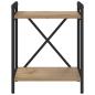 Preview: Bücherregal Eiche handwerklich 40 x 30 x 48,5 cm Holzwerkstoff