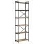 Preview: Bücherregal Eiche handwerklich 60 x 30 x 188 cm