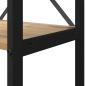 Preview: Bücherregal Eiche handwerklich 60 x 30 x 188 cm