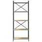 Preview: Bücherregal Sonoma Eiche 60 x 30 x 153 cm Holzwerkstoff