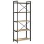 Preview: Bücherregal Sonoma Eiche 60 x 30 x 153 cm Holzwerkstoff