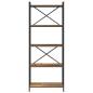Preview: Bücherregal Altholz 60 x 30 x 153 cm Holzwerkstoff