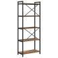 Preview: Bücherregal Altholz 60 x 30 x 153 cm Holzwerkstoff