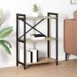 Preview: ARDEBO.de - Bücherregal Sonoma Eiche 60 x 30 x 83 cm Holzwerkstoff