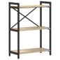 Preview: Bücherregal Sonoma Eiche 60 x 30 x 83 cm Holzwerkstoff
