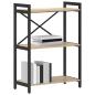 Preview: Bücherregal Sonoma Eiche 60 x 30 x 83 cm Holzwerkstoff