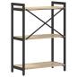 Preview: Bücherregal Sonoma Eiche 60 x 30 x 83 cm Holzwerkstoff
