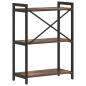Preview: Bücherregal Räuchereiche 60 x 30 x 83 cm Holzwerkstoff