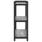 Preview: Bücherregal Grau Sonoma 60 x 30 x 83 cm Holzwerkstoff