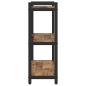 Preview: Bücherregal Altholz 60 x 30 x 83 cm Holzwerkstoff